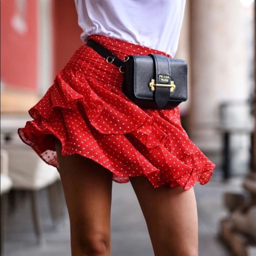 Paris Atelier & Other Stories Red Frills Mini